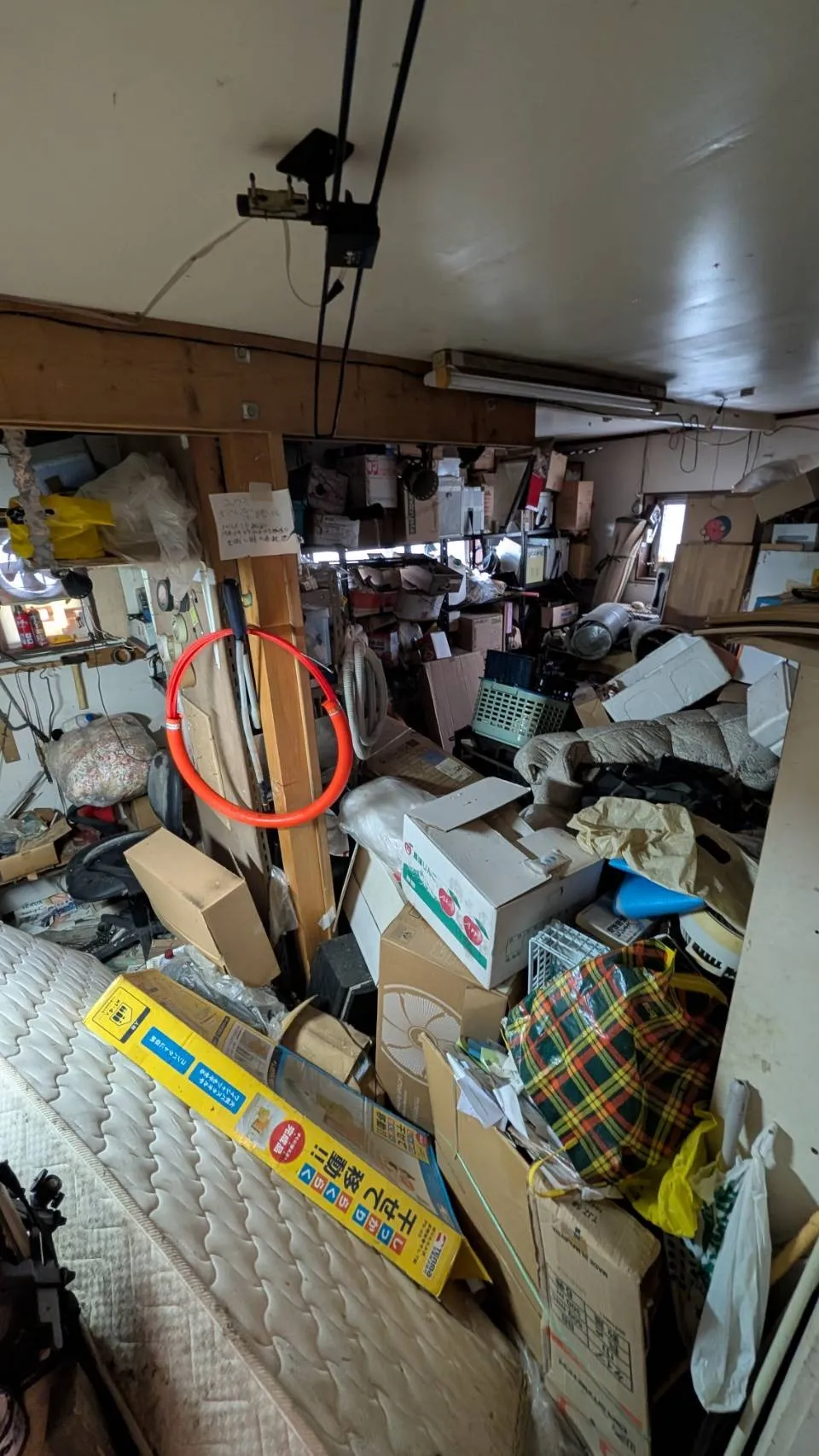 2t車2台分の不用品回収