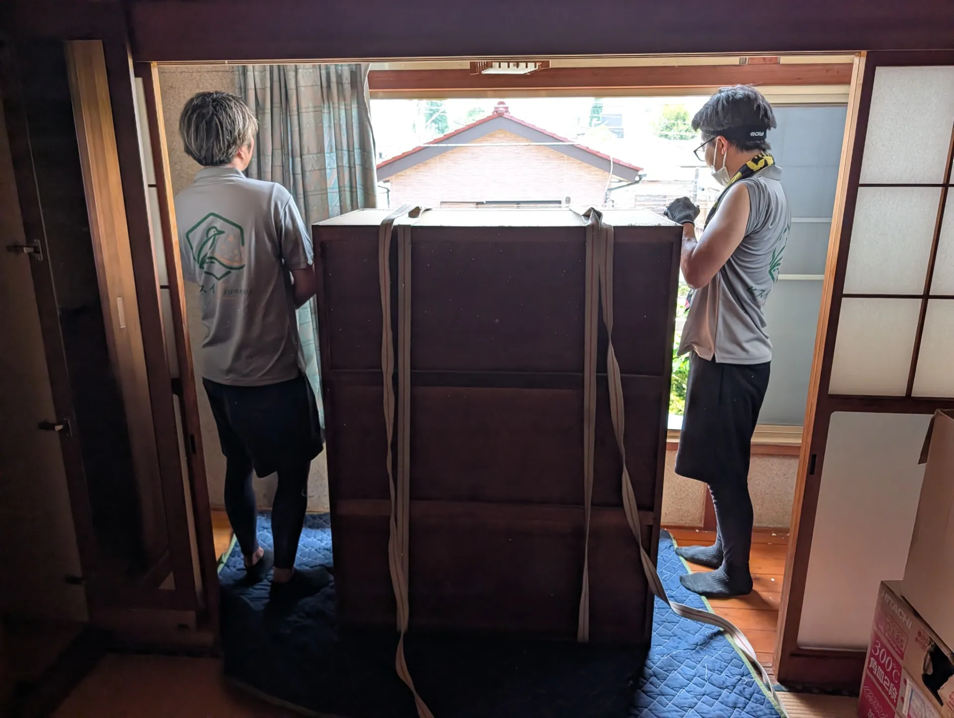 吊り下げ作業